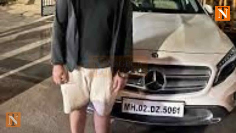 Father-Son Duo Booked for Using Fake Number Plates on Mercedes to Avoid Traffic Fines